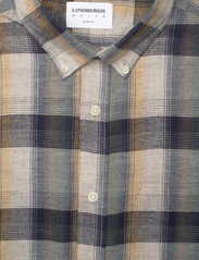 Lindbergh - Checked flannel shirt L/S - geruite overhemden - navy mel - 3