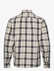 Lindbergh - Checked twill structure shirt - mehed - cream white - 1