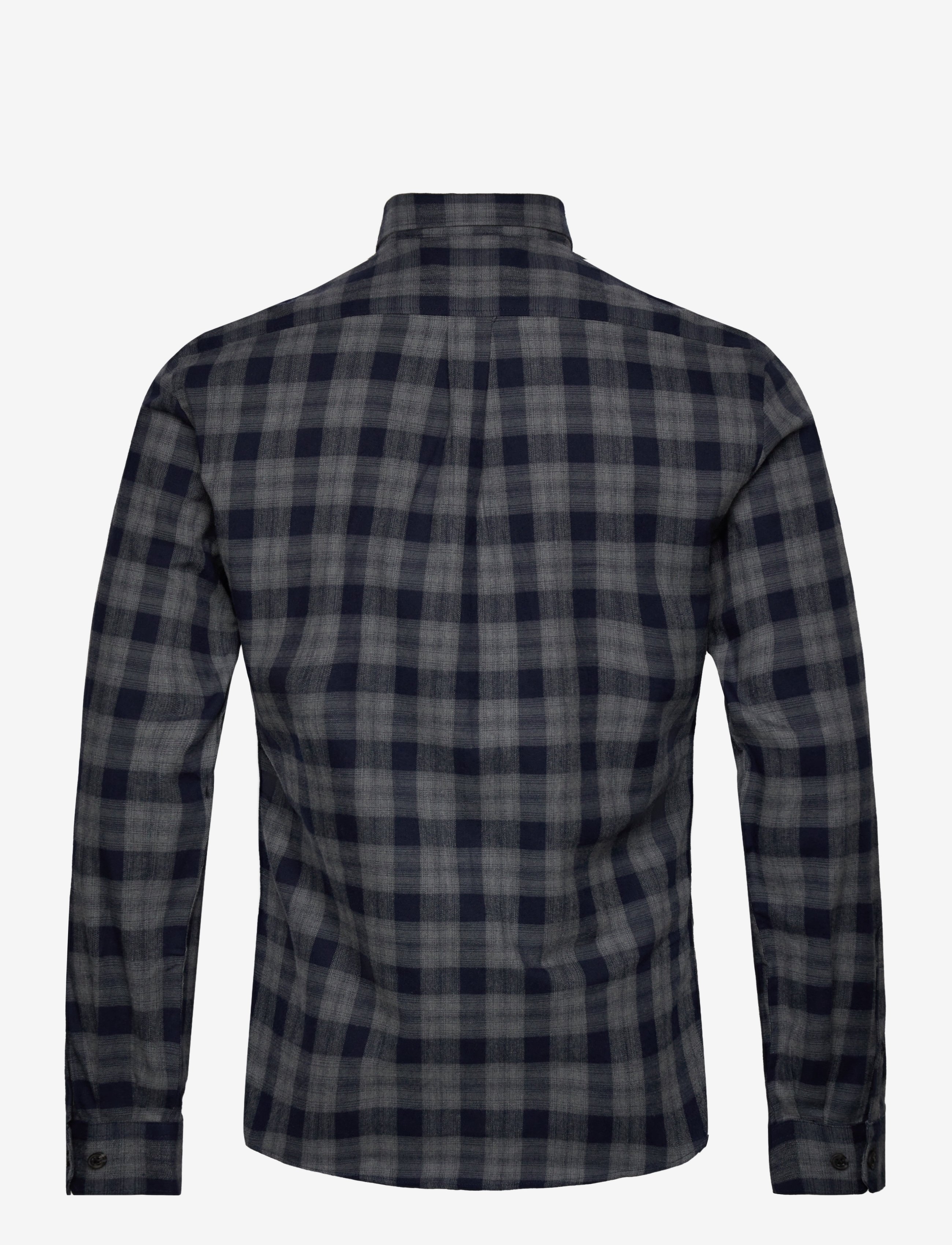 Lindbergh - Ultra soft checked shirt L/S - dk grey - 2