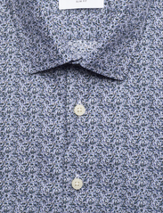 Lindbergh - AOP floral shirt L/S - muodolliset kauluspaidat - blue - 2