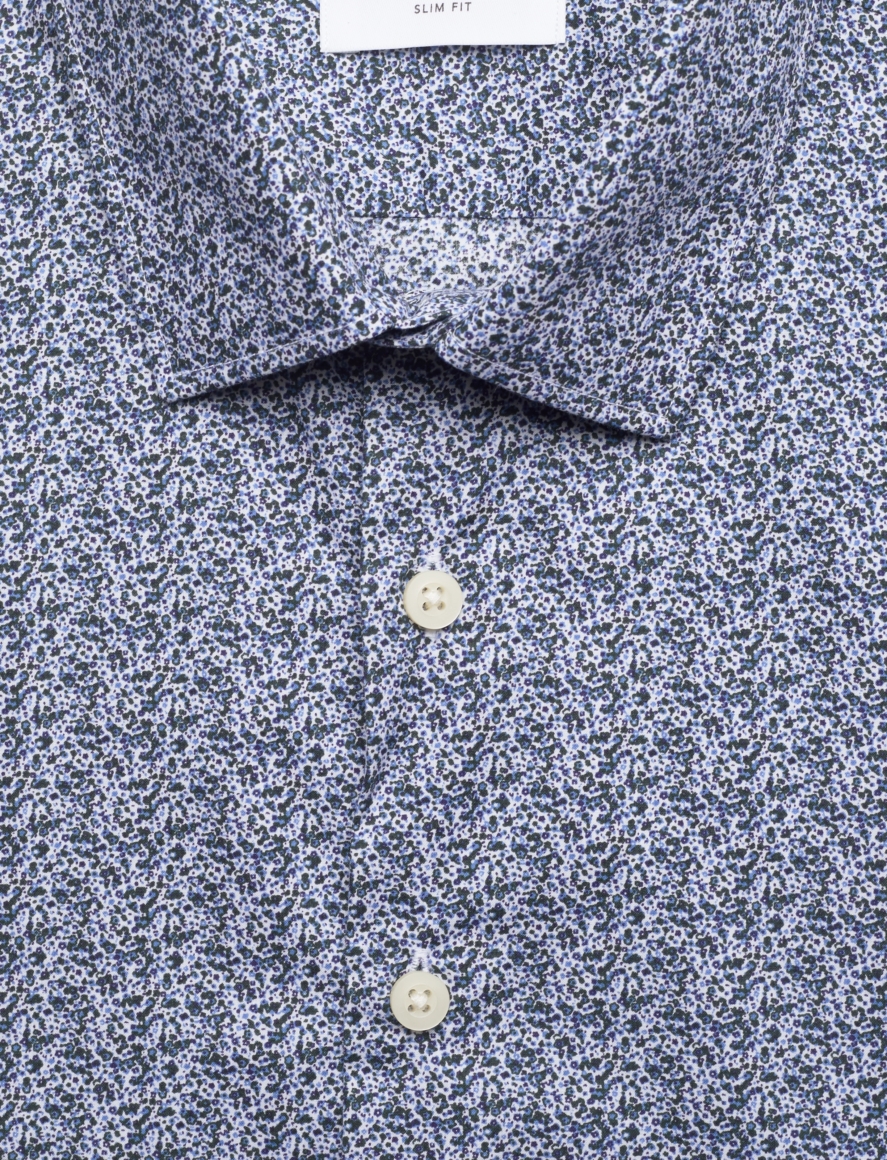 Lindbergh - AOP floral shirt L/S - blue - 2