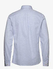 Lindbergh - Mélange Herringbone shirt L/S - basic skjorter - lt blue mel - 1