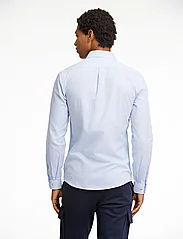 Lindbergh - Mélange Herringbone shirt L/S - basic skjorter - lt blue mel - 5