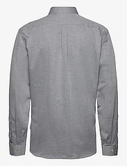 Lindbergh - Mélange Herringbone shirt L/S - basic skjortor - navy mel - 1