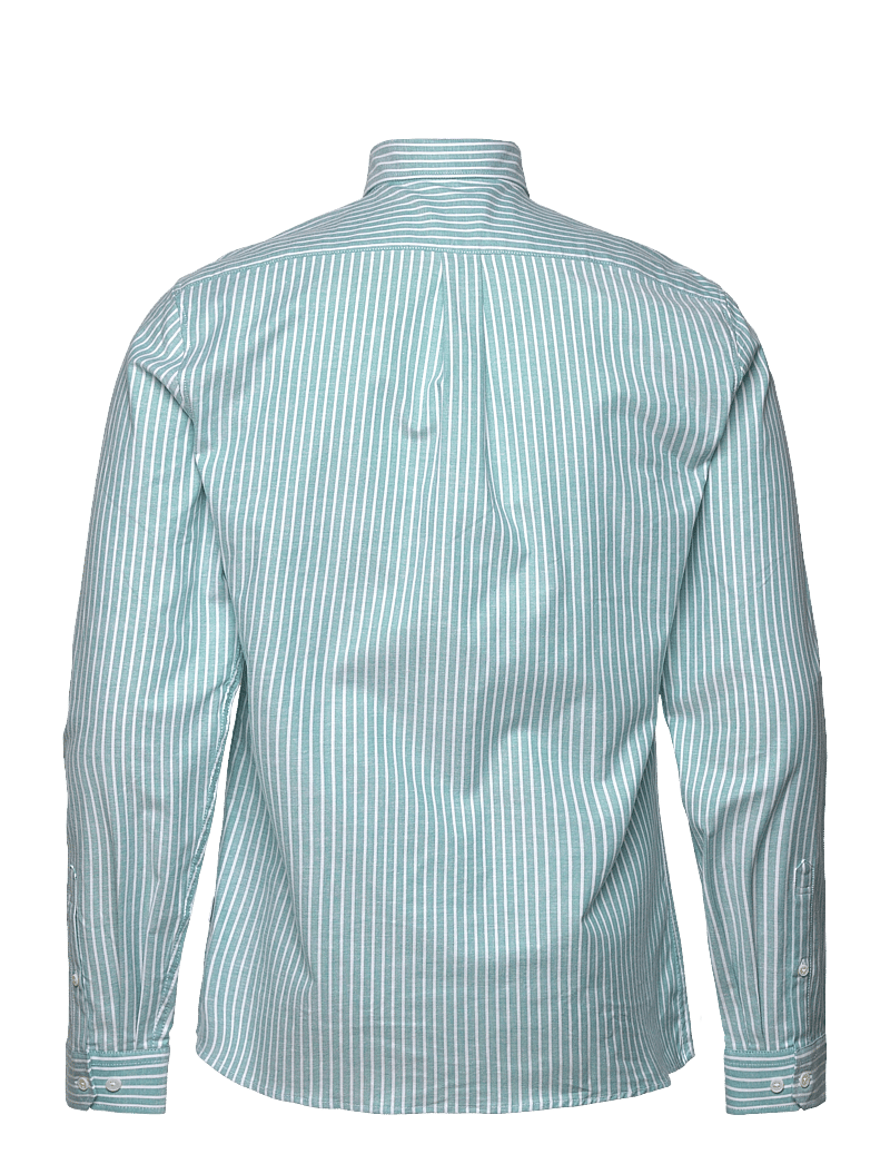 Lindbergh - Striped superflex oxford L/S - triibulised särgid - mint - 2
