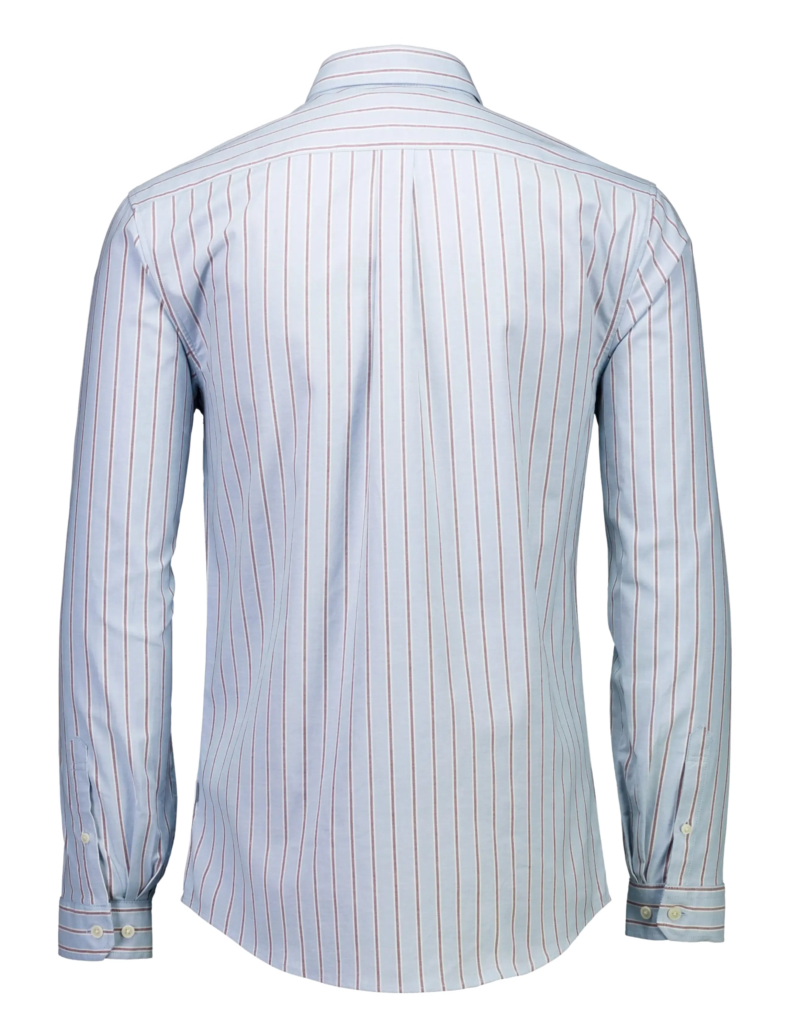 Lindbergh - Striped superflex oxford L/S - randiga skjortor - pastel blue - 2
