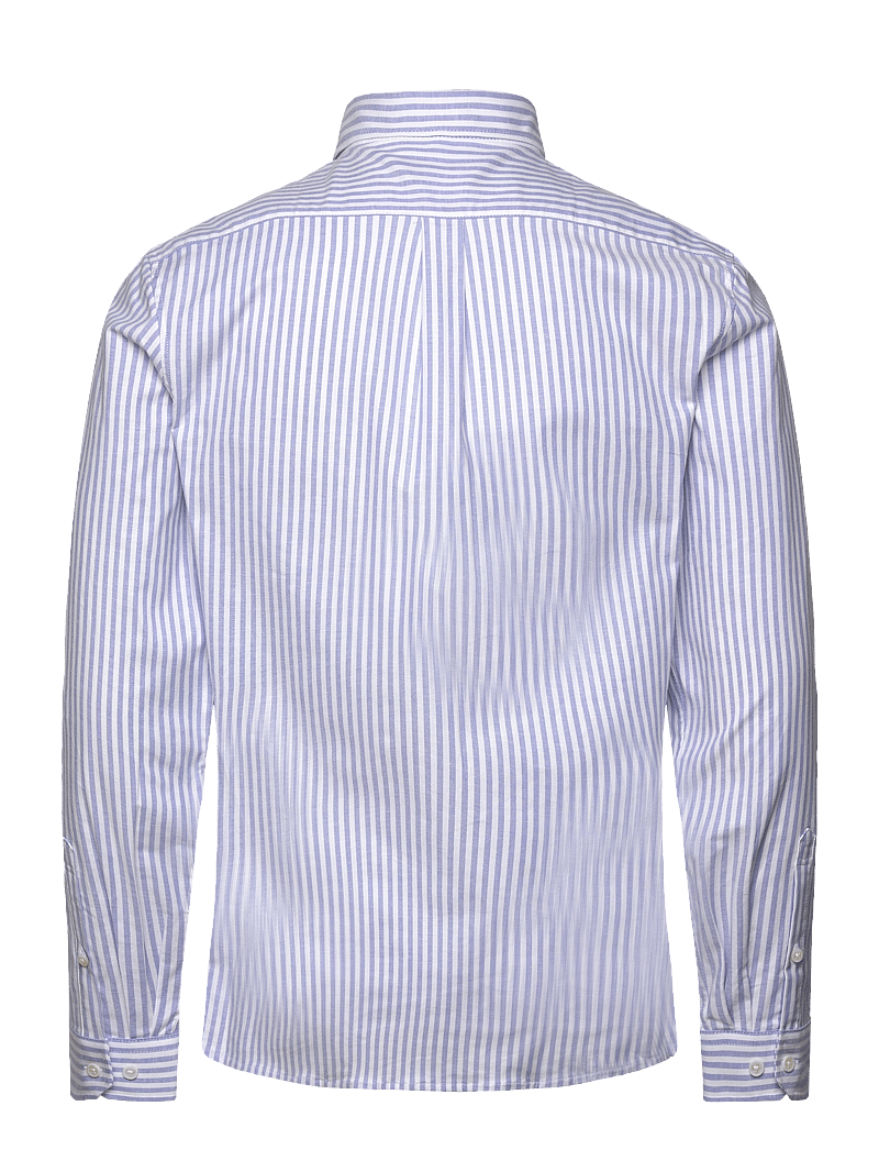 Lindbergh - Striped superflex oxford L/S - gestreifte hemden - sky blue - 2