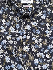 Lindbergh - AOP floral shirt L/S - avslappede skjorter - blue - 2
