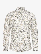 AOP floral shirt L/S - SAND