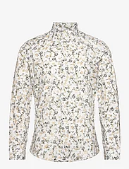 Lindbergh - AOP floral shirt L/S - avslappede skjorter - sand - 0