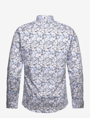 Lindbergh - Printed superflex shirt L/S - penskjorter - coral - 1