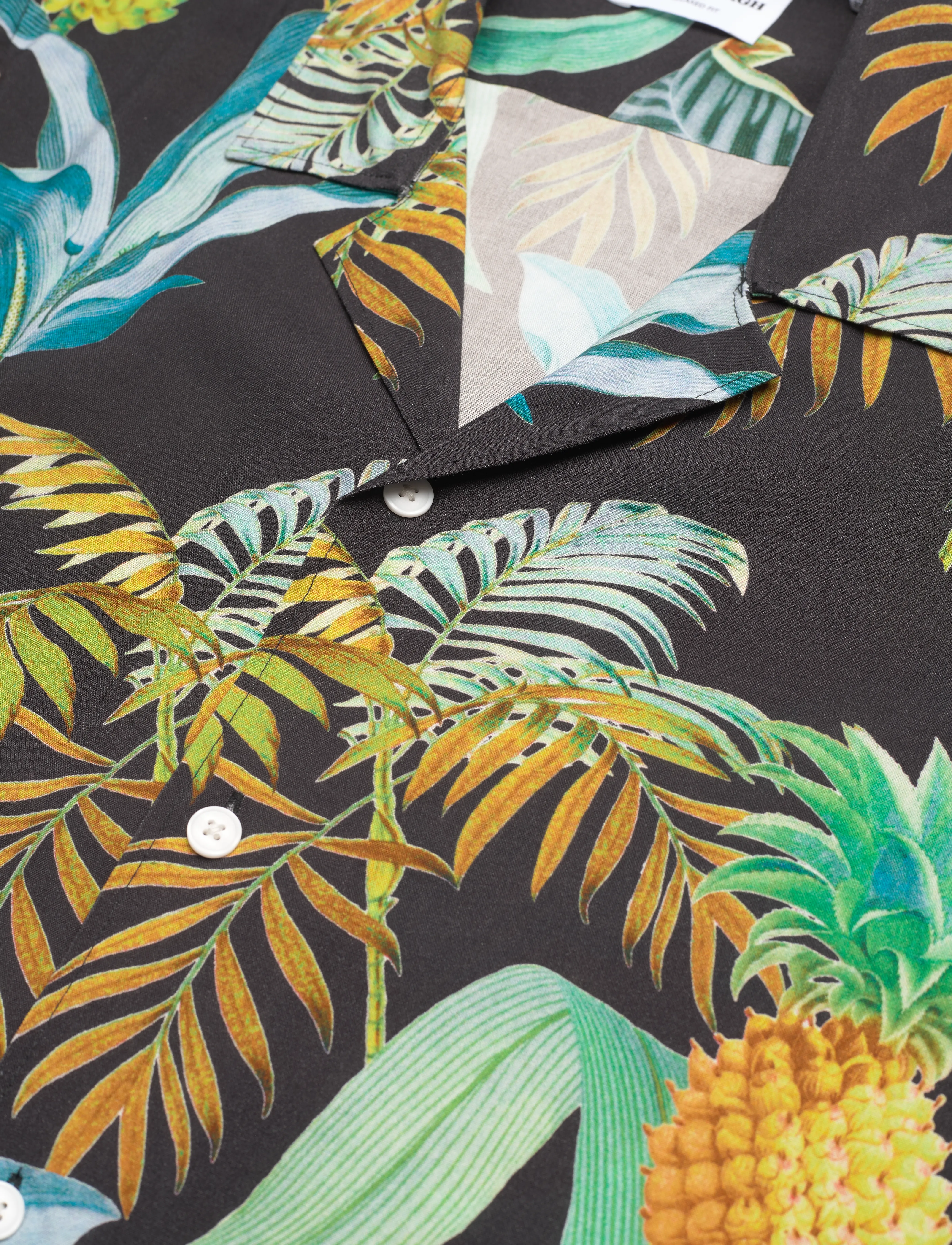 Lindbergh - Resort viscose shirt S/S - navy - 4