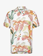Resort viscose shirt S/S - WHITE