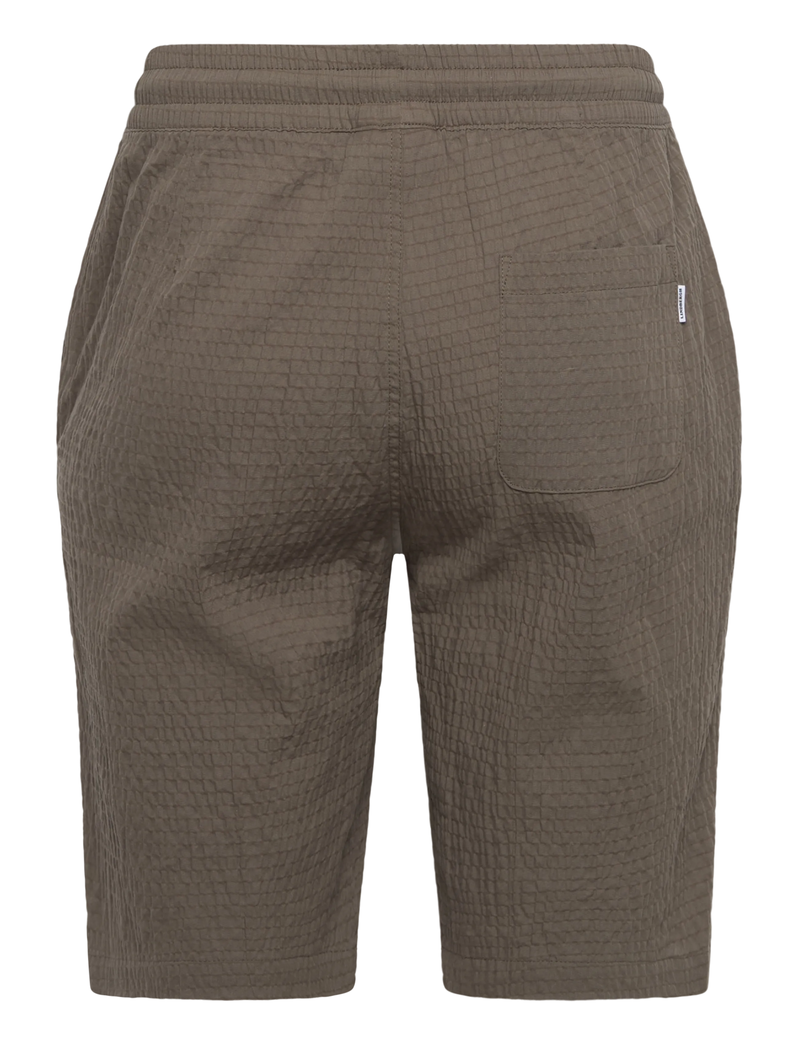 Lindbergh - Seersucker shirt S/S+shorts - short décontracté - lt army - 4