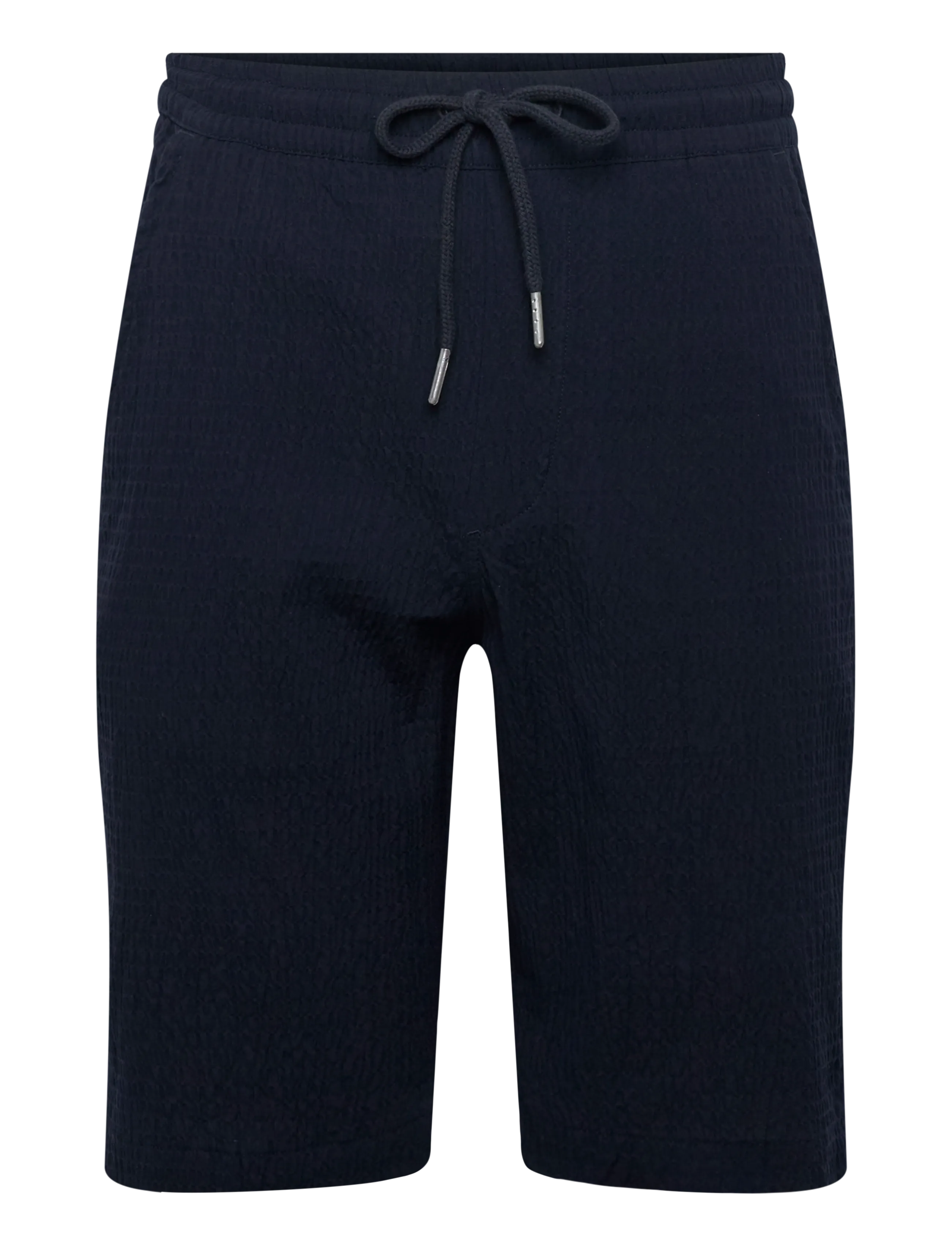 Lindbergh - Seersucker shirt S/S+shorts - hversdagsstuttbuxur - navy - 3