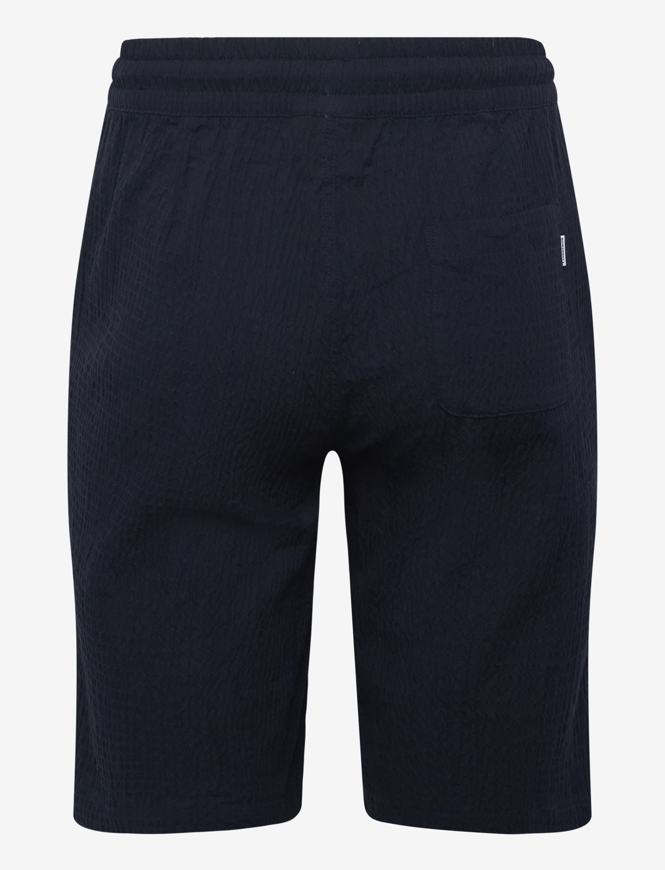 Lindbergh - Seersucker shirt S/S+shorts - casual shorts - navy - 4