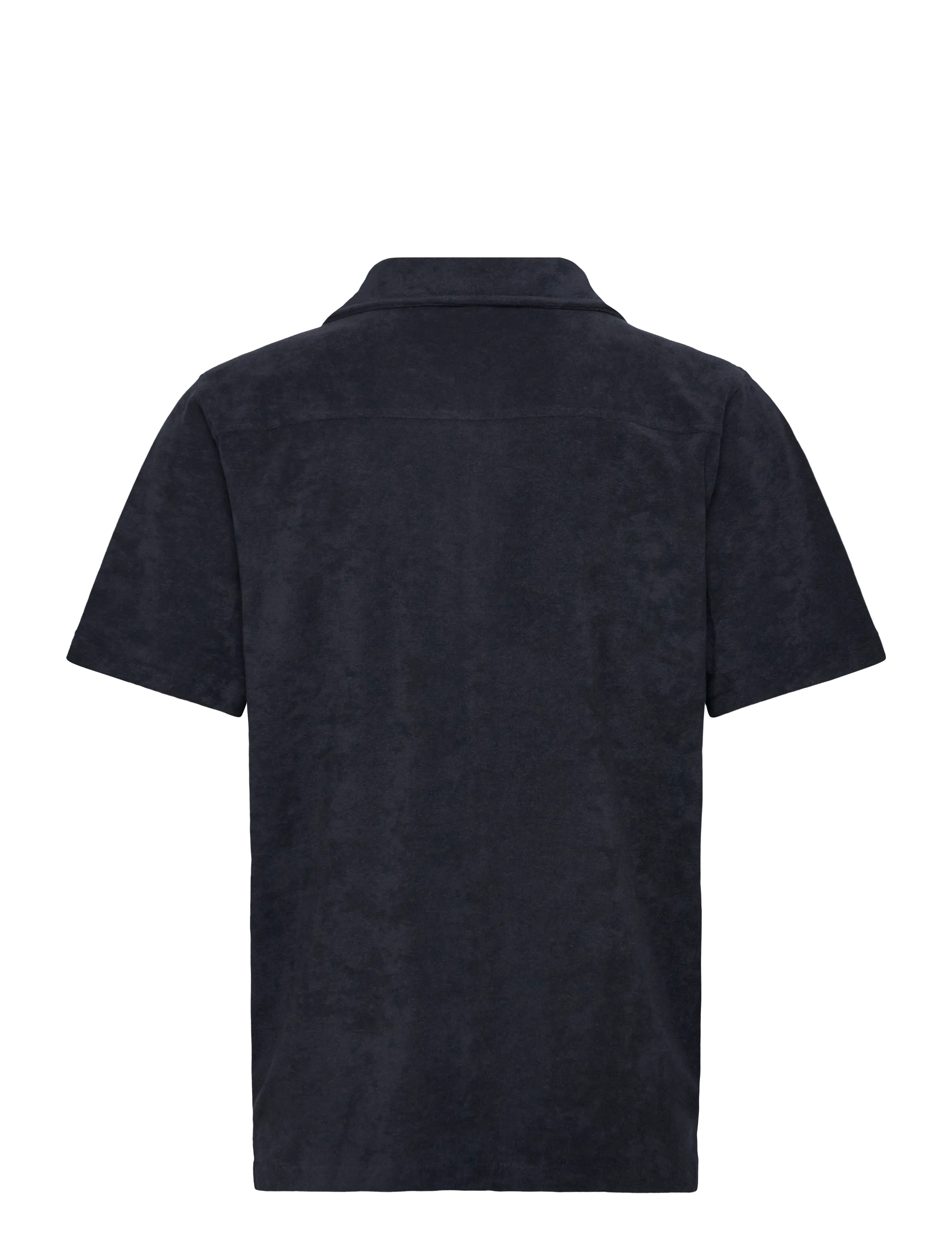Lindbergh - Relaxed fit towel shirt S/S - kortærmede skjorter - navy - 2