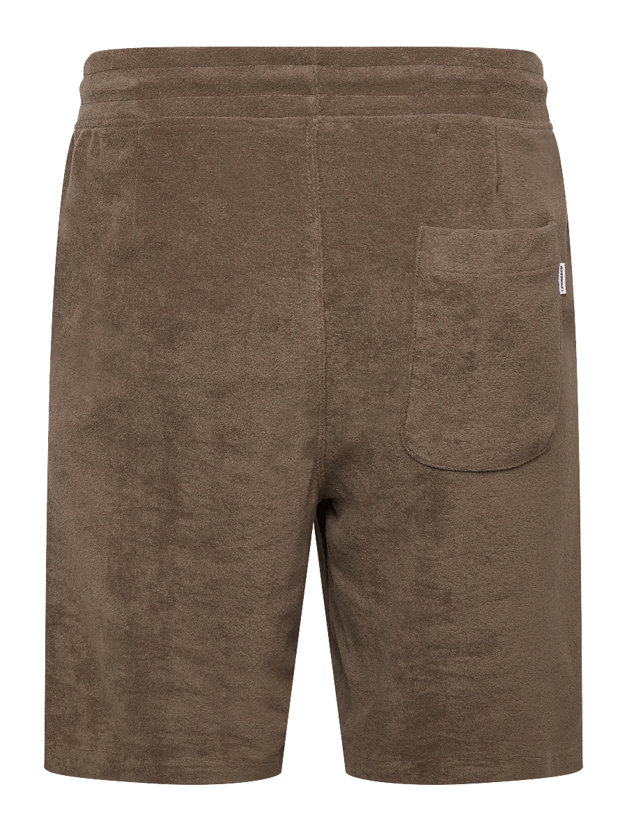 Lindbergh - Relaxed fit towel shirt S/S set - short décontracté - dk stone - 4