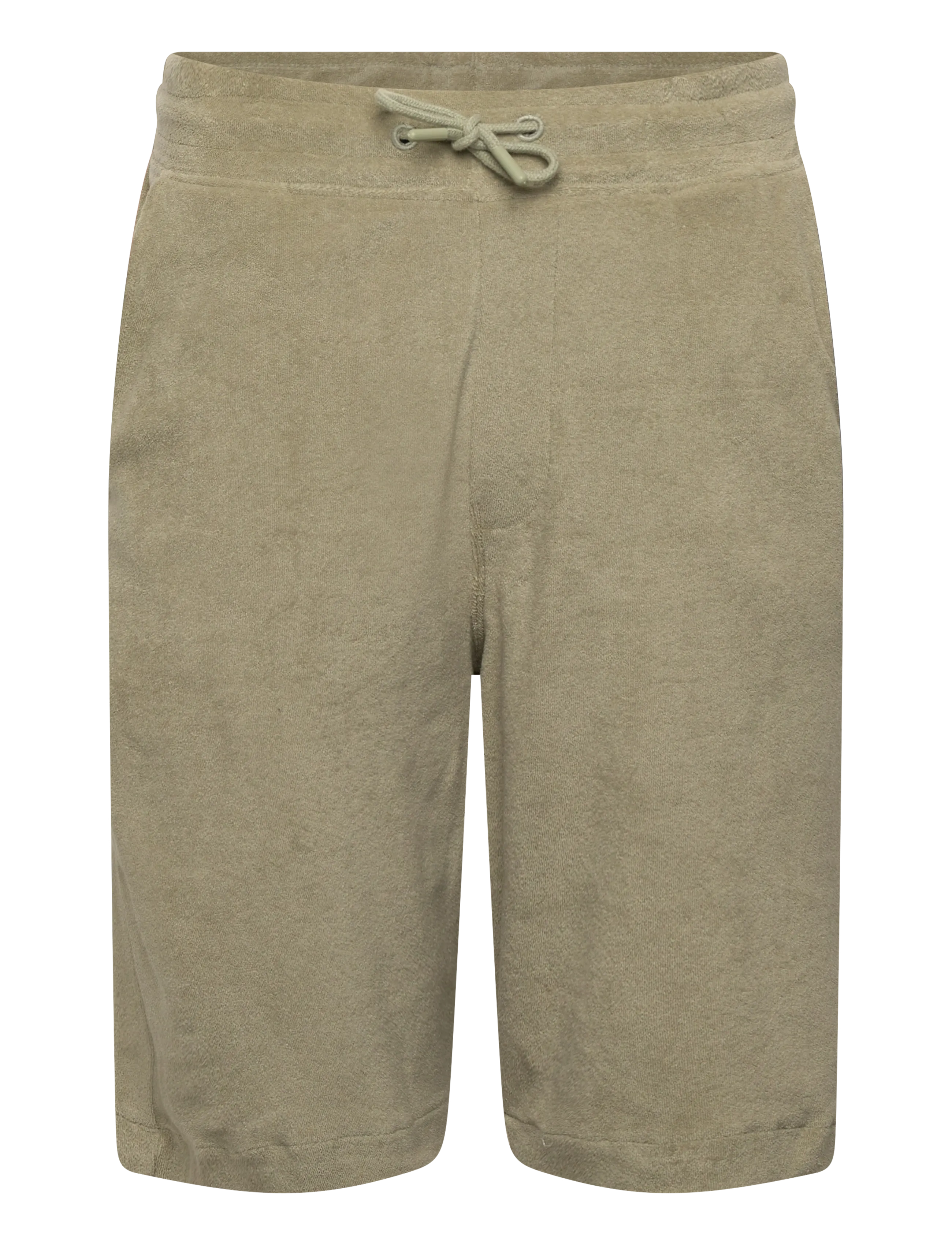 Lindbergh - Relaxed fit towel shirt S/S set - casual shorts - dusty olive - 2