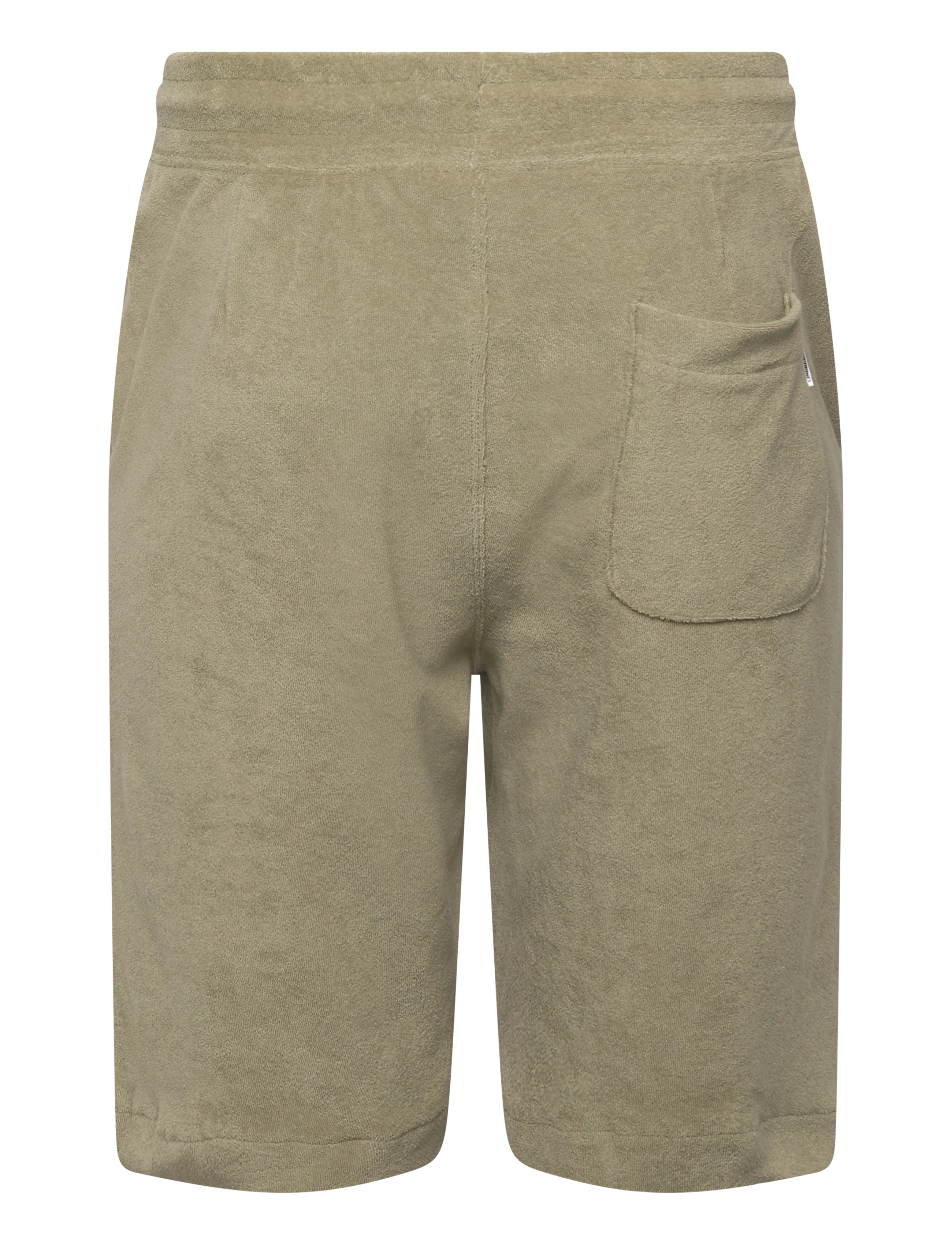 Lindbergh - Relaxed fit towel shirt S/S set - casual shorts - dusty olive - 3