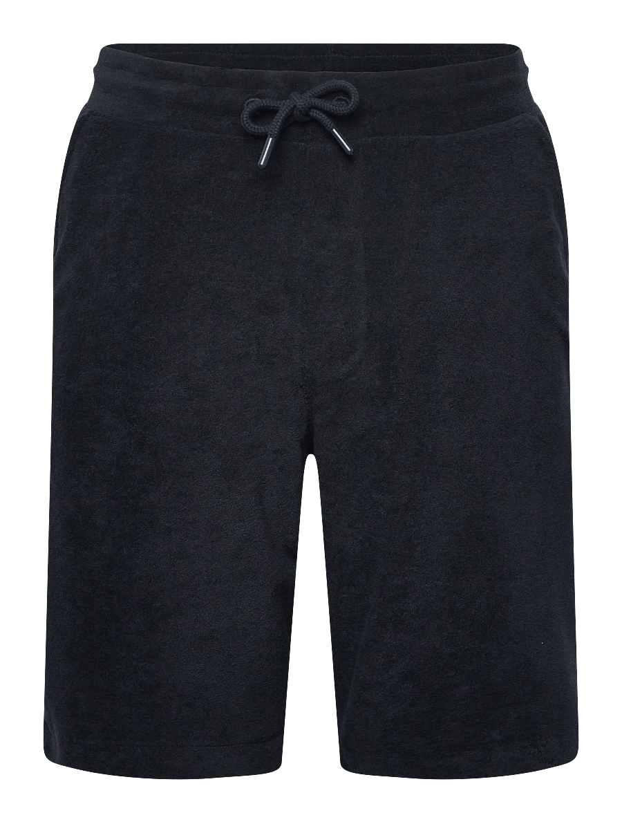 Lindbergh - Relaxed fit towel shirt S/S set - casual shorts - navy - 3