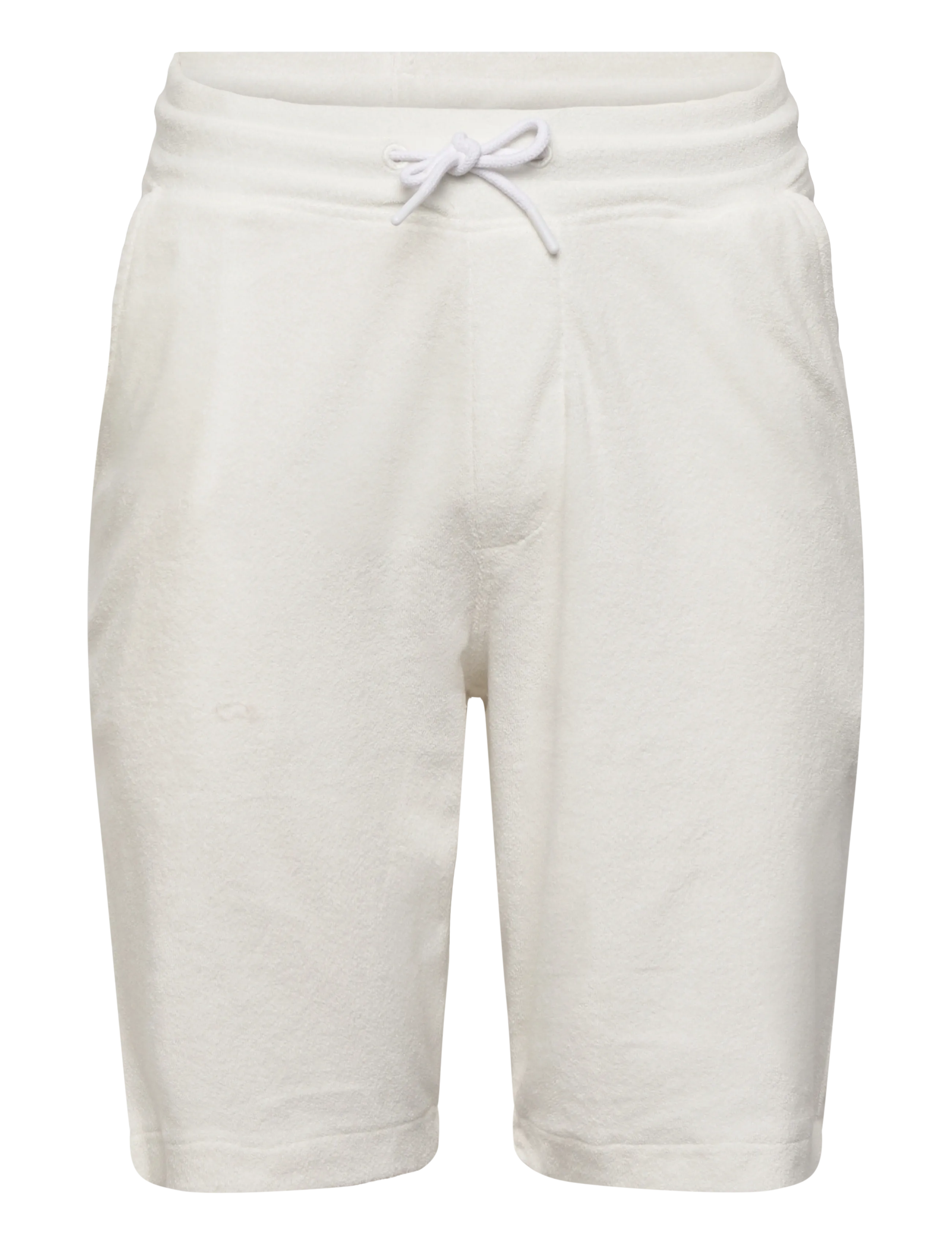 Lindbergh - Relaxed fit towel shirt S/S set - casual shorts - off white - 2