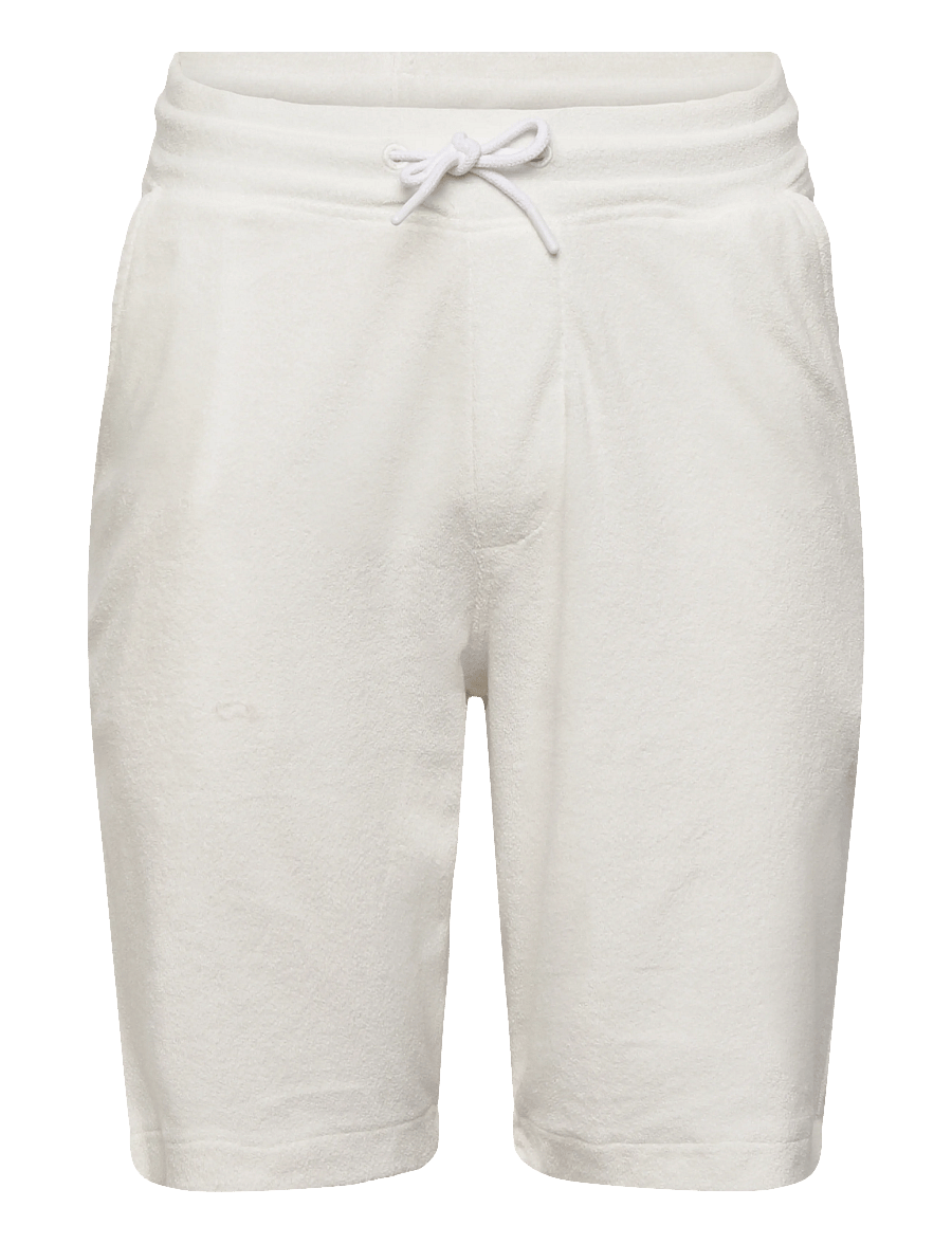 Lindbergh - Relaxed fit towel shirt S/S set - casual shorts - off white - 2