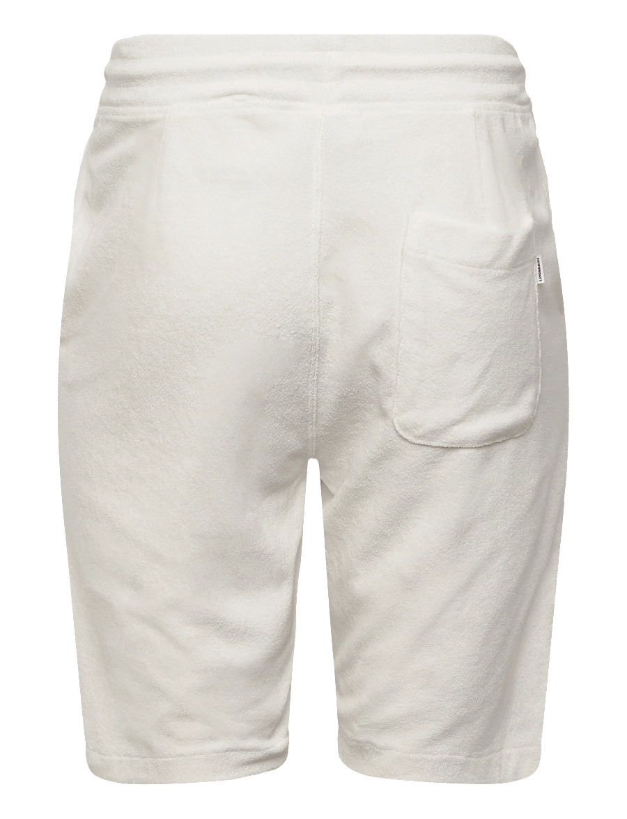 Lindbergh - Relaxed fit towel shirt S/S set - casual shorts - off white - 3