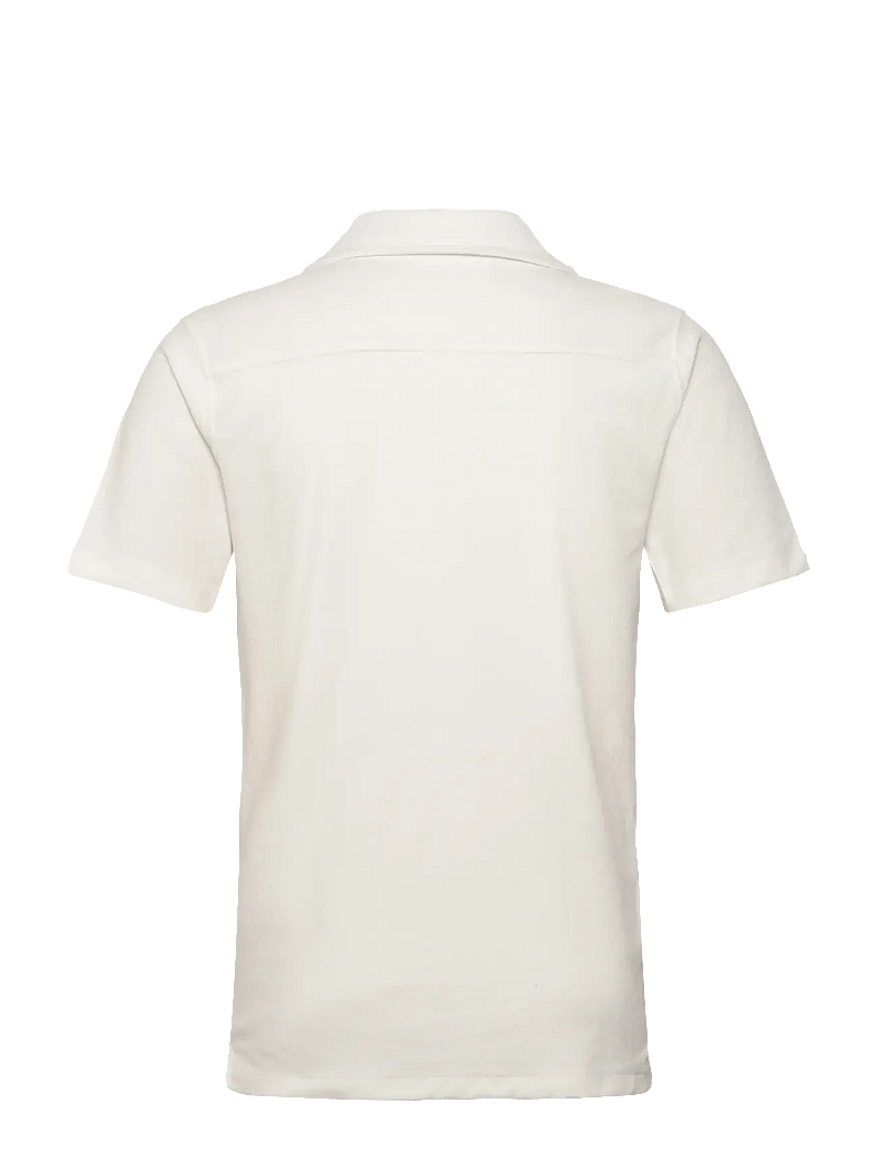 Lindbergh - SS shirt Terry - short-sleeved shirts - pearl white - 2