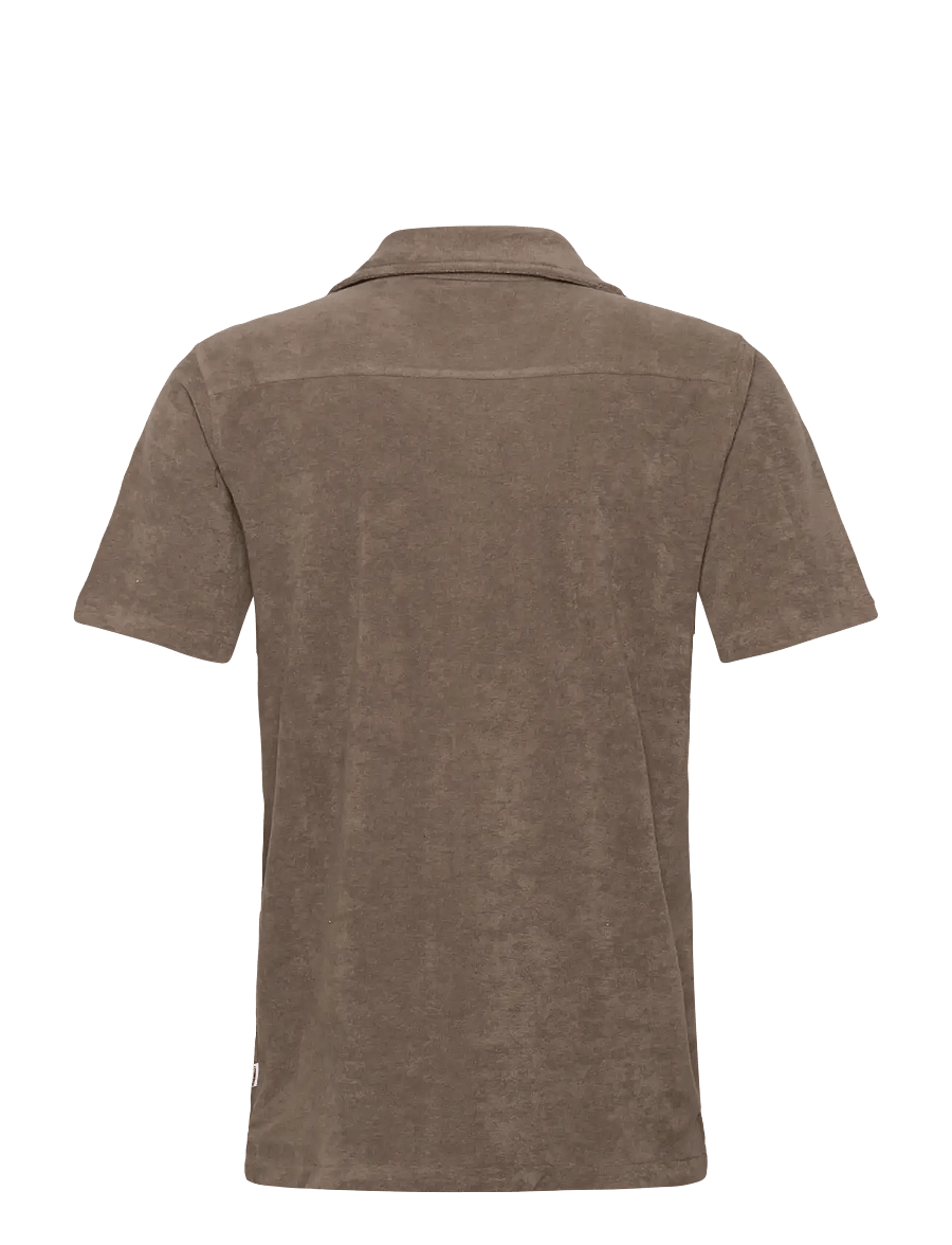 Lindbergh - SS shirt Terry - chemises à manches courtes - stone 125 - 2