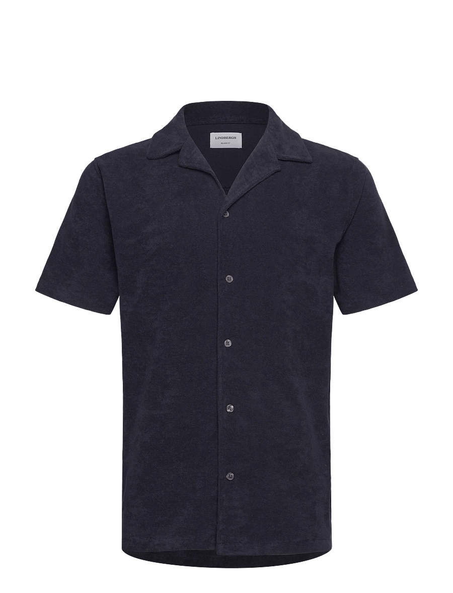 Lindbergh - SS shirt Terry - navy - 0