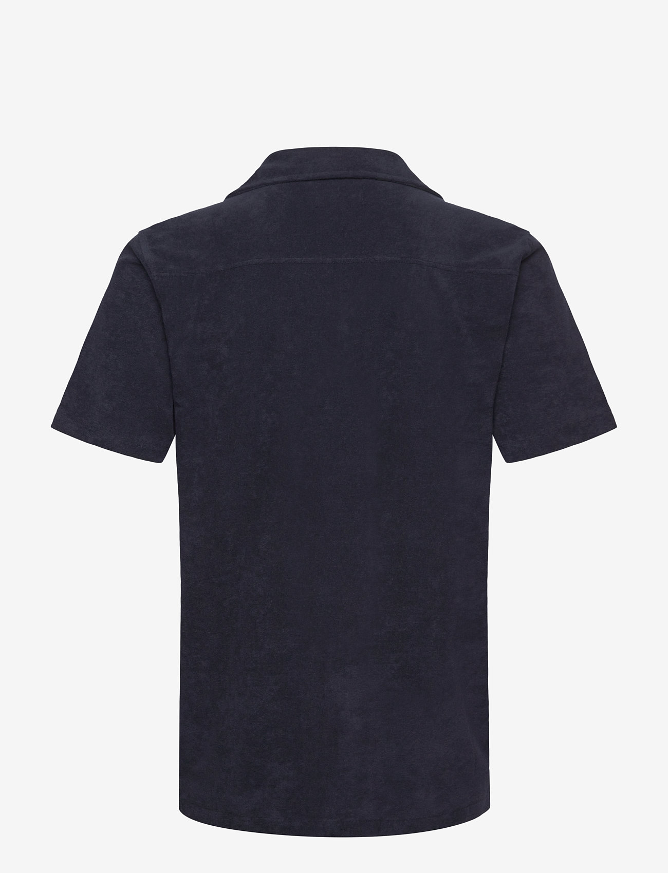 Lindbergh - SS shirt Terry - kortærmede skjorter - navy - 1