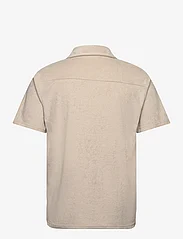Lindbergh - SS shirt Terry - lyhythihaiset kauluspaidat - stone - 1