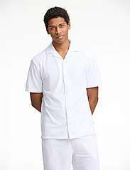 Lindbergh - SS shirt Terry - marškiniai trumpomis rankovėmis - white - 2
