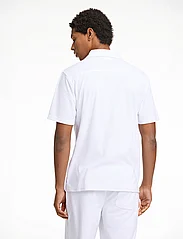 Lindbergh - SS shirt Terry - kortermede skjorter - white - 3