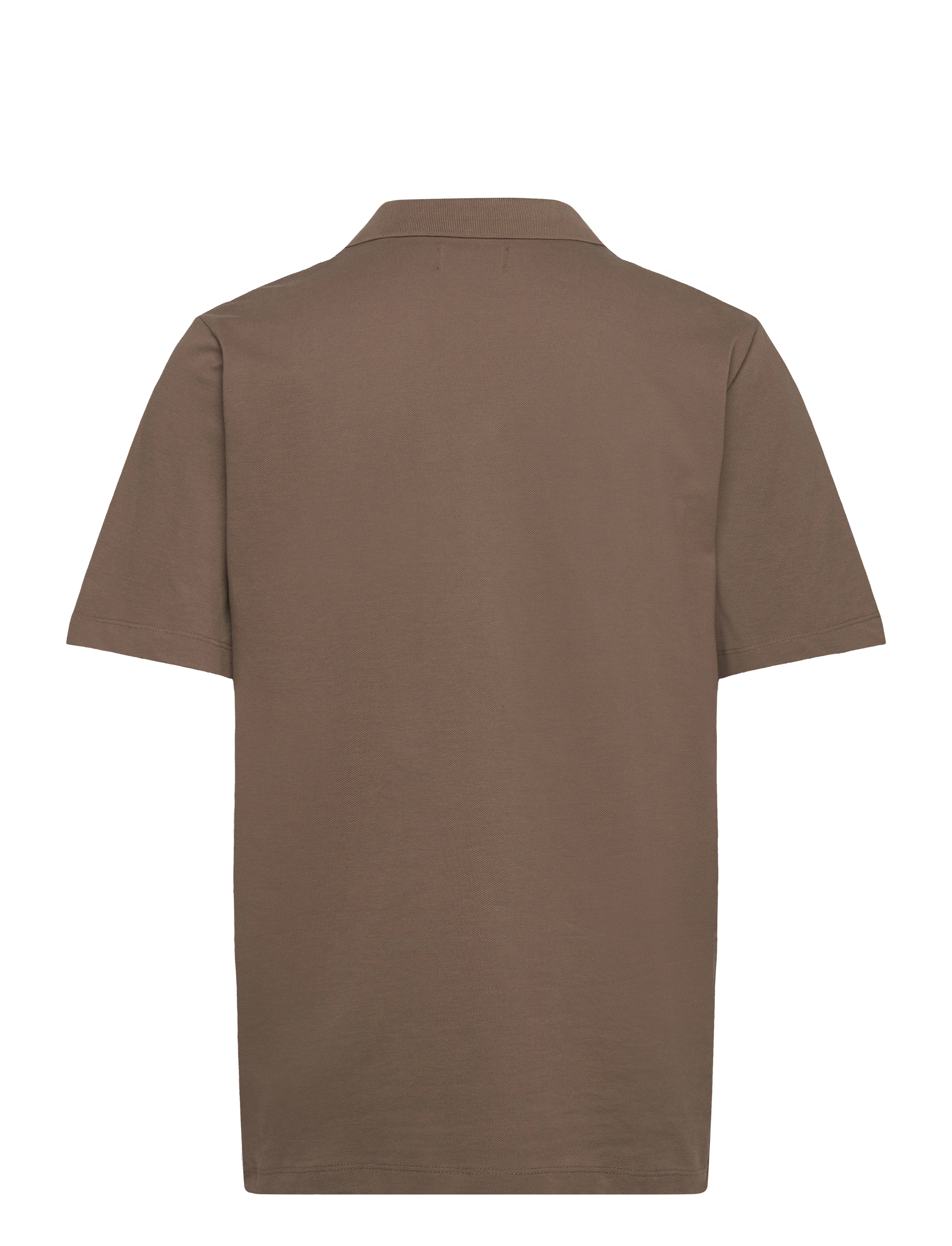 Lindbergh - Pique cabana shirt S/S - dk stone - 1