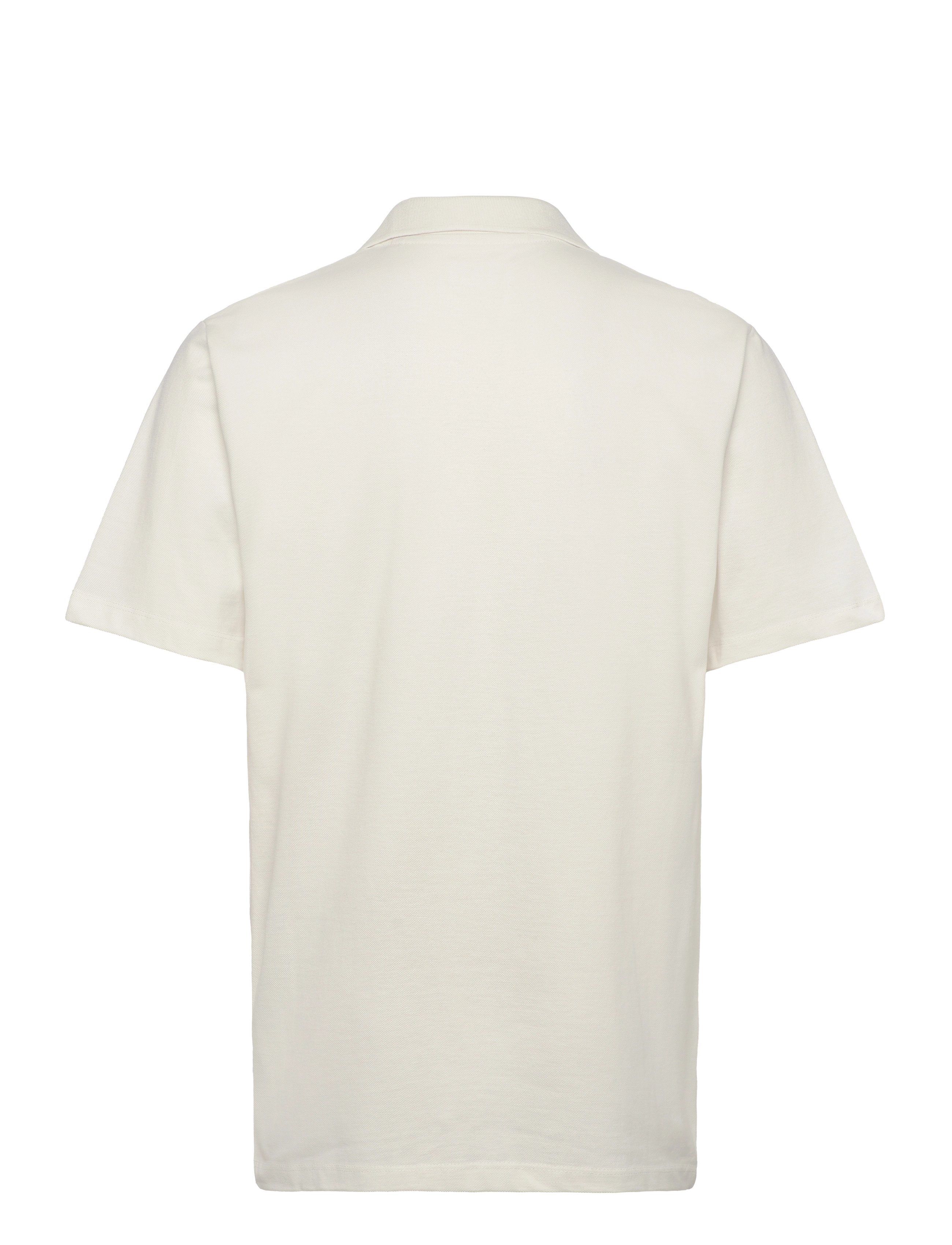 Lindbergh - Pique cabana shirt S/S - kortærmede skjorter - off white - 1