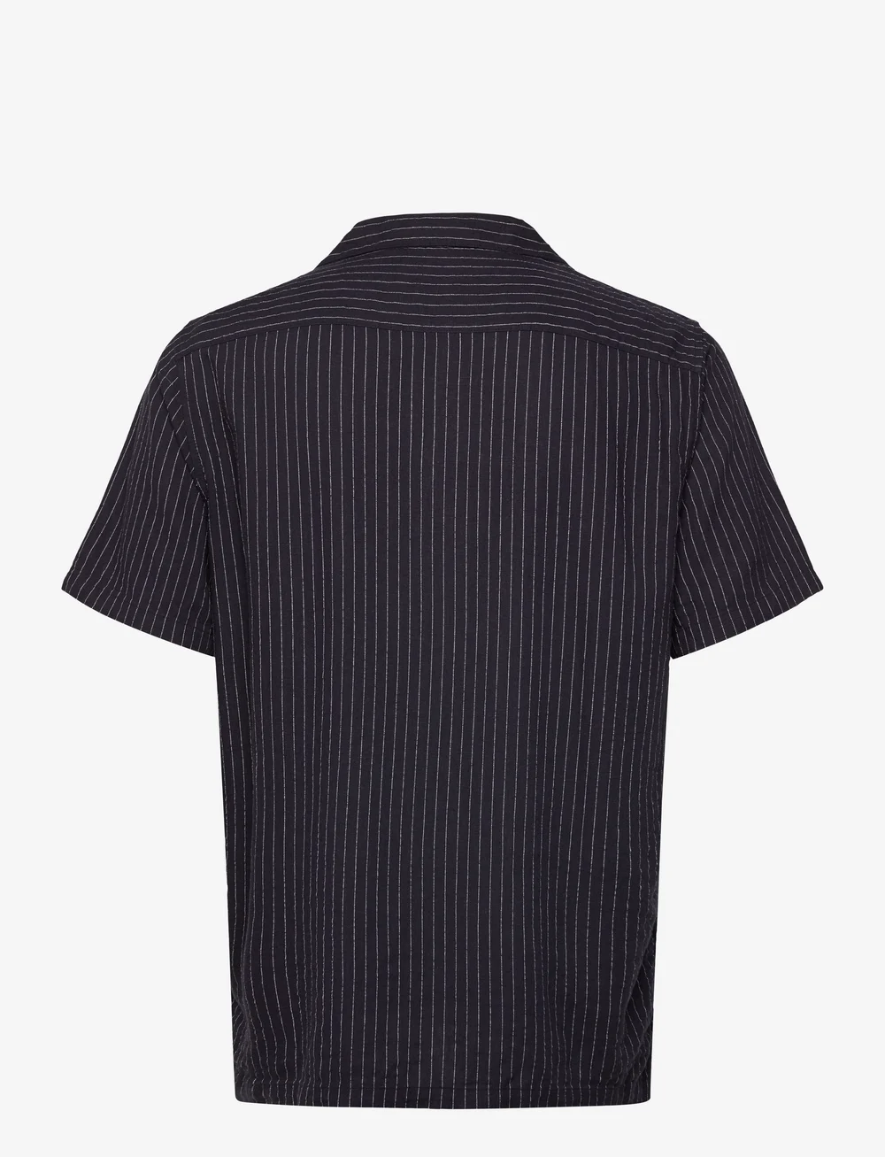 Lindbergh - Striped linen blend shirt S/S - linased särgid - navy - 1