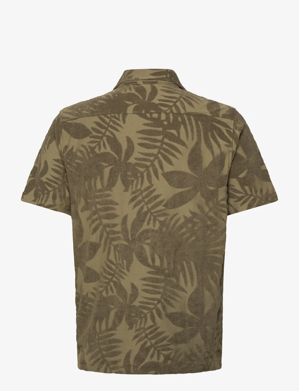 Lindbergh - Frotté shirt Y/D S/S - overhemden met korte mouw - forest green - 1
