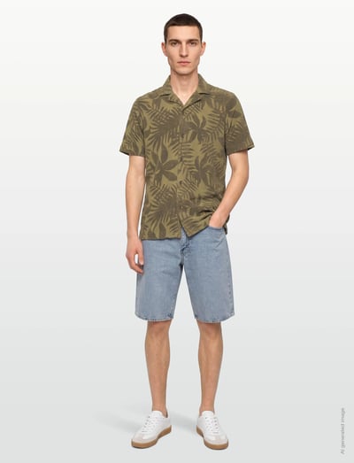 Frotté Shirt Y/D S/S - KortæRmede