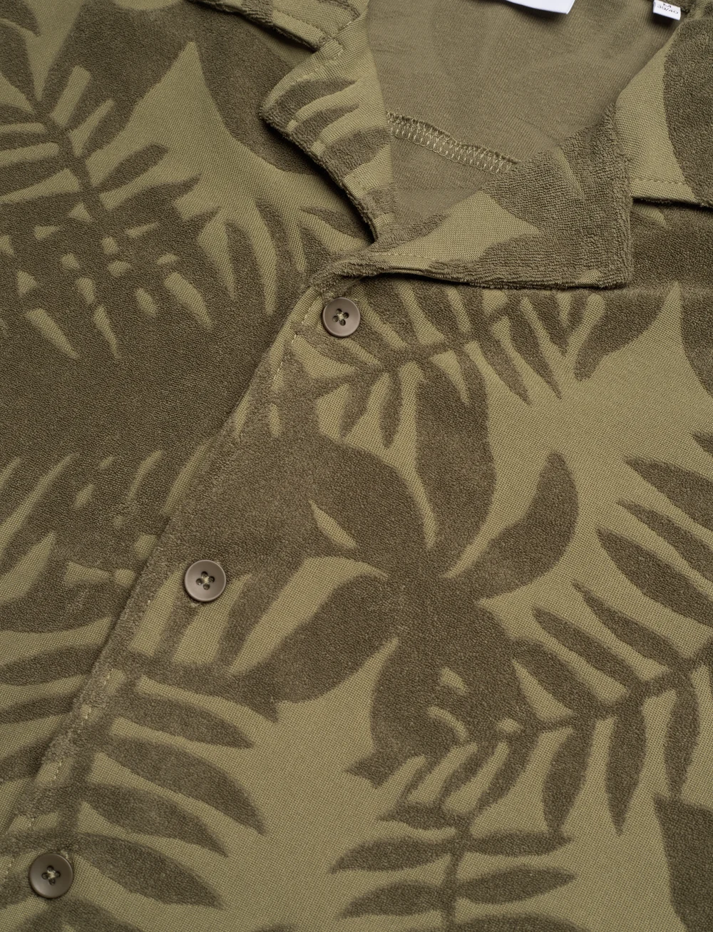 Lindbergh - Frotté shirt Y/D S/S - overhemden met korte mouw - forest green - 3