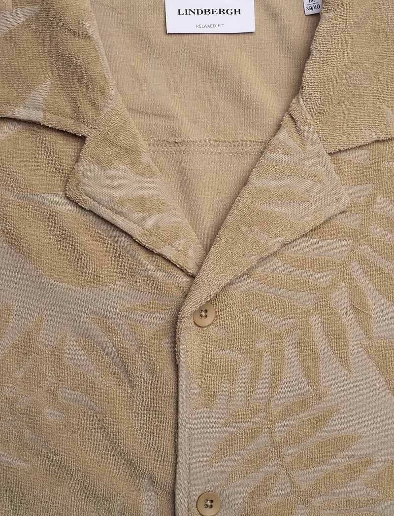 Lindbergh - Frotté shirt Y/D S/S - marškiniai trumpomis rankovėmis - stone - 2