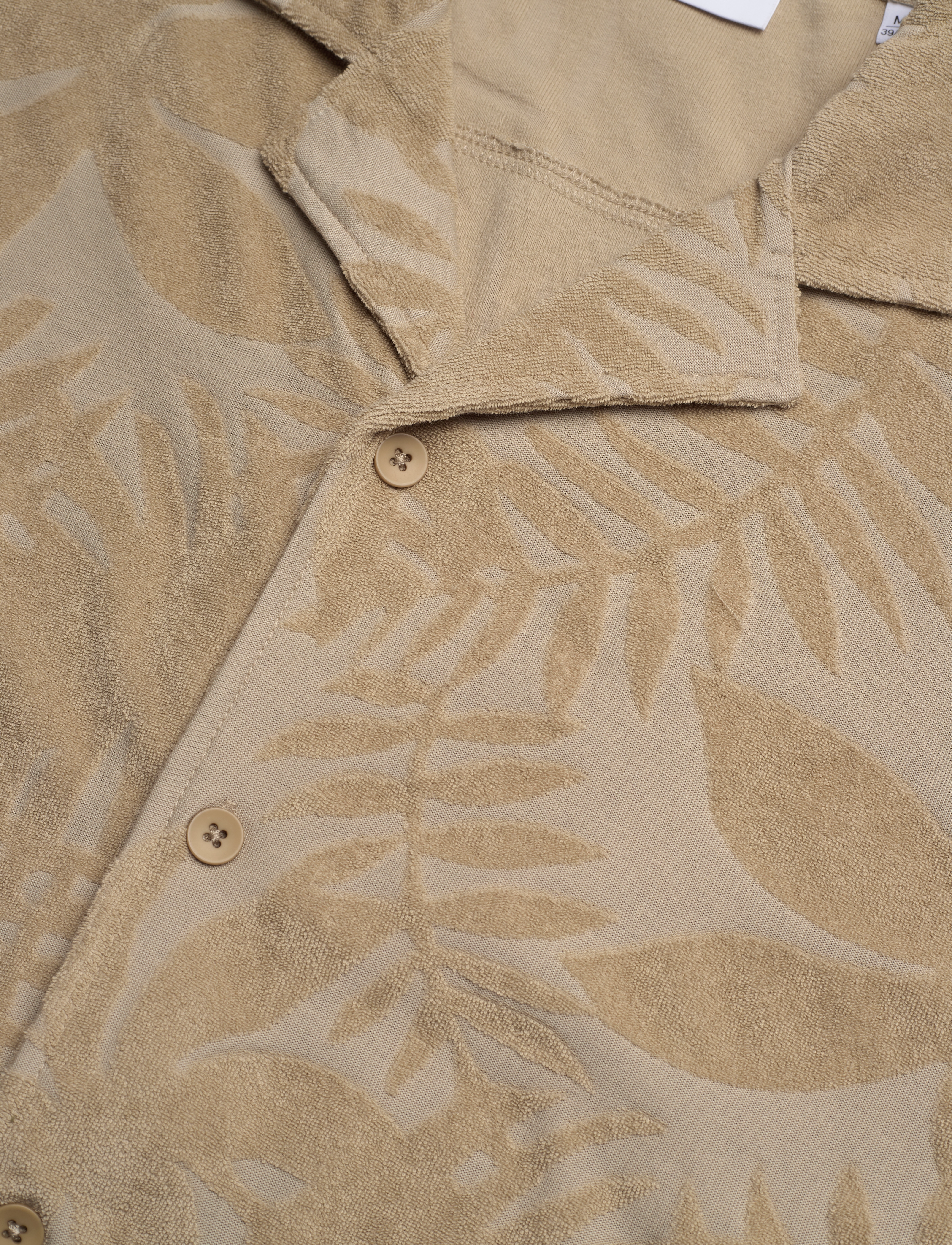 Lindbergh - Frotté shirt Y/D S/S - kurzarmhemden - stone - 3