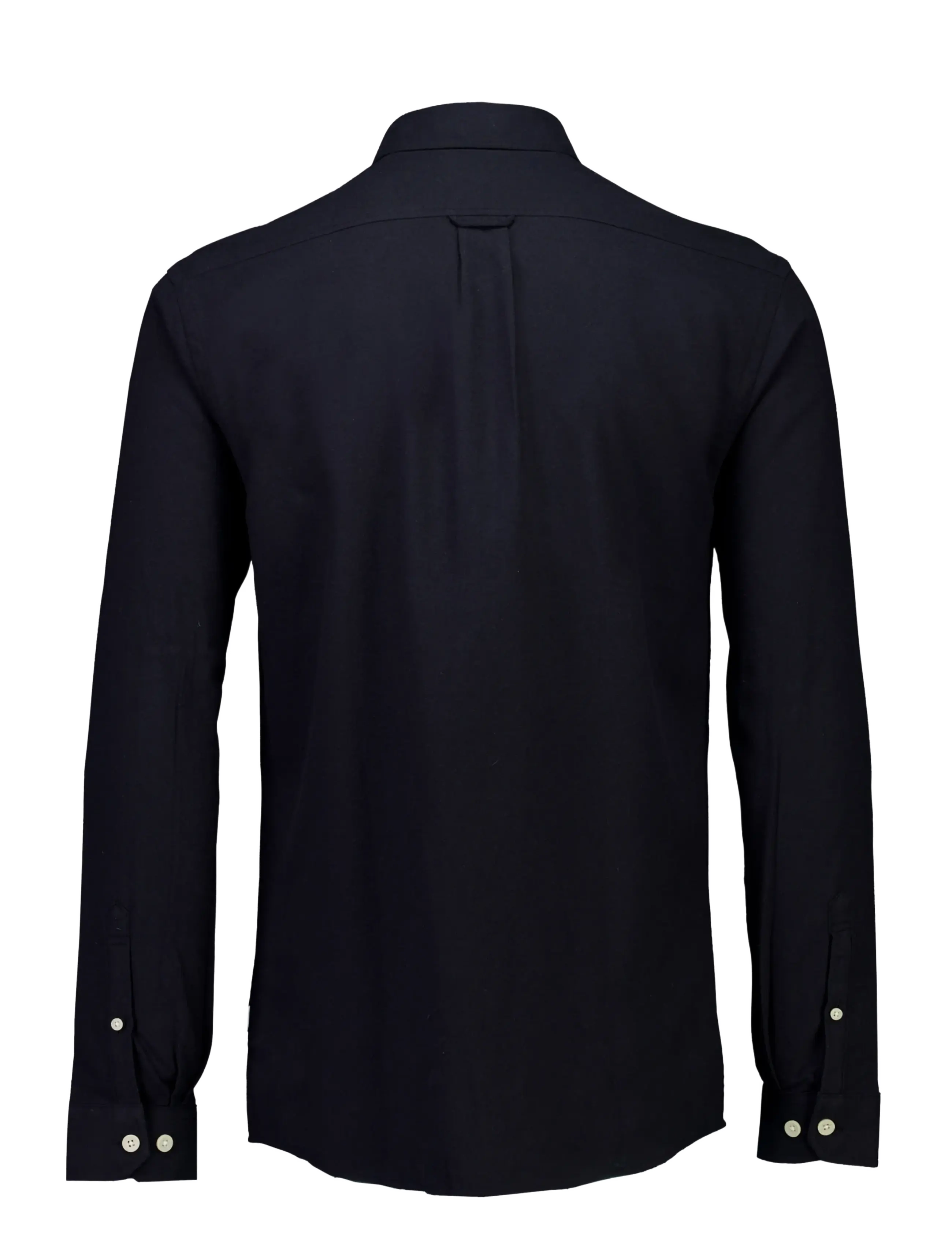 Lindbergh - Mélange brushed shirt L/S - Regular - casual skjortor - black mix - 2