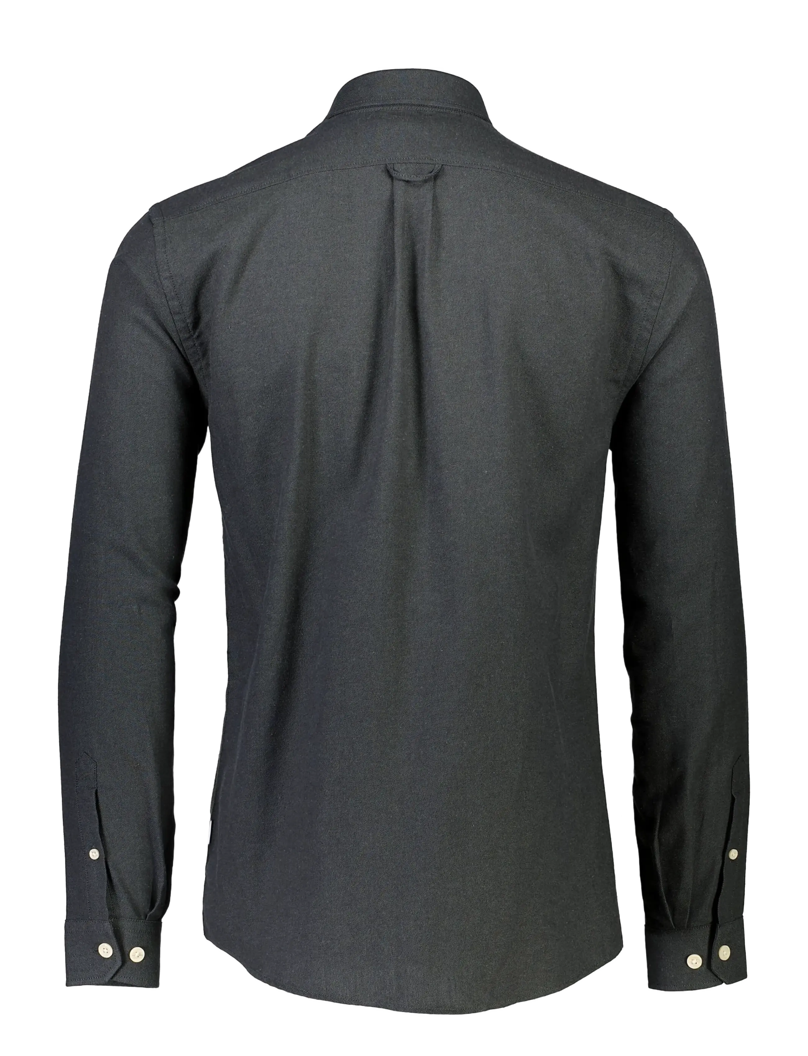 Lindbergh - Mélange brushed shirt L/S - Regular - casual skjortor - dk army - 2