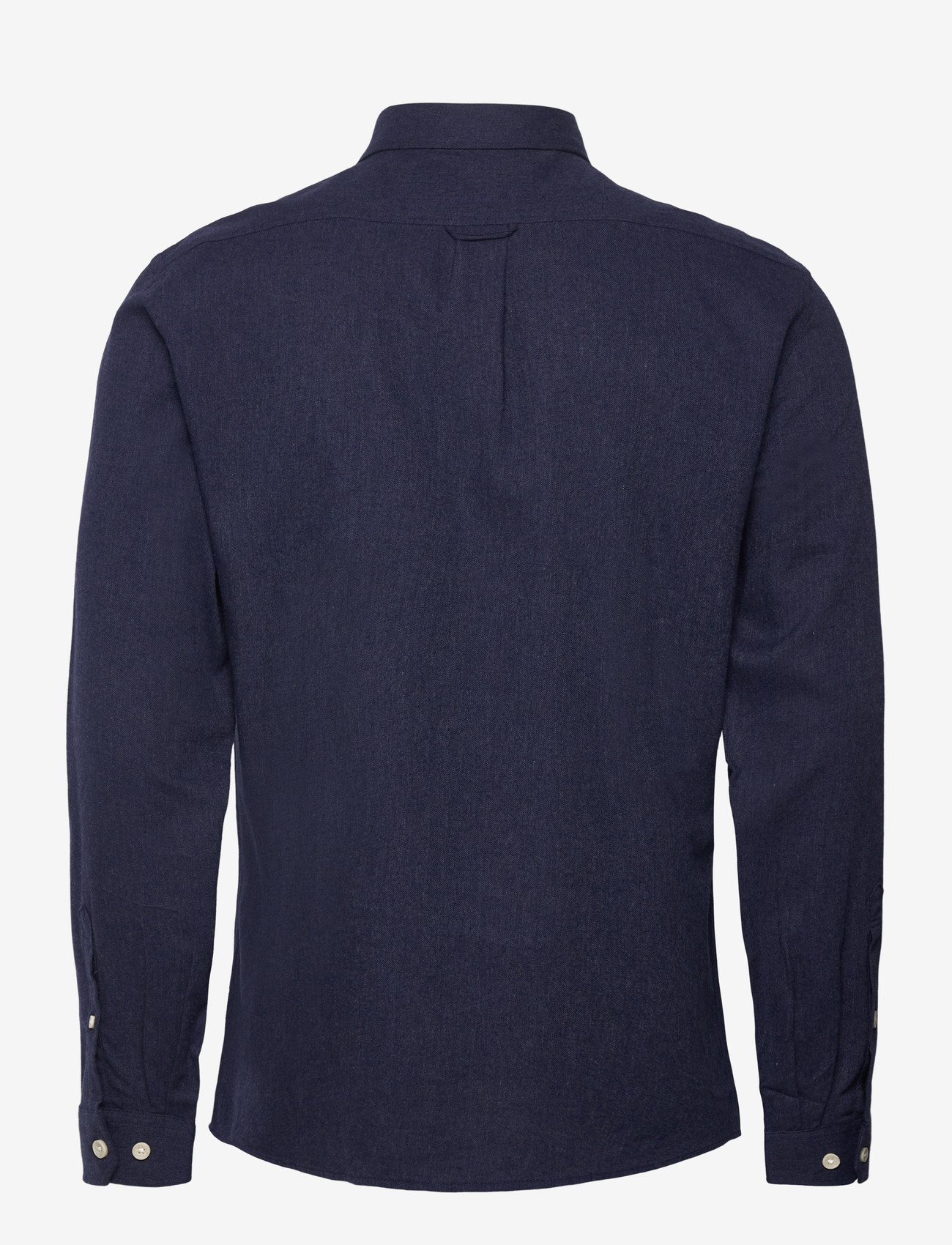 Lindbergh - Mélange brushed shirt L/S - Regular - casual skjortor - navy - 1