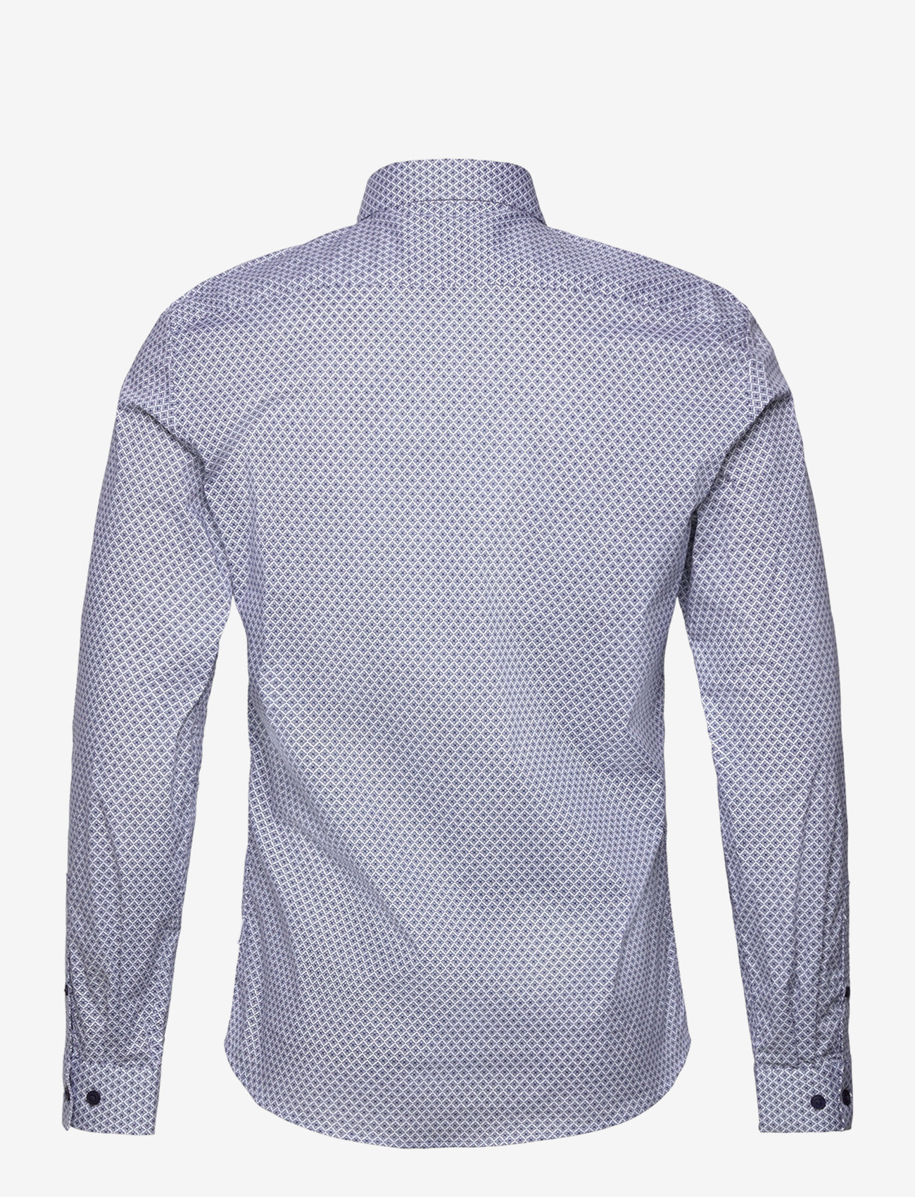 Lindbergh - AOP superflex shirt L/S - blue - 2