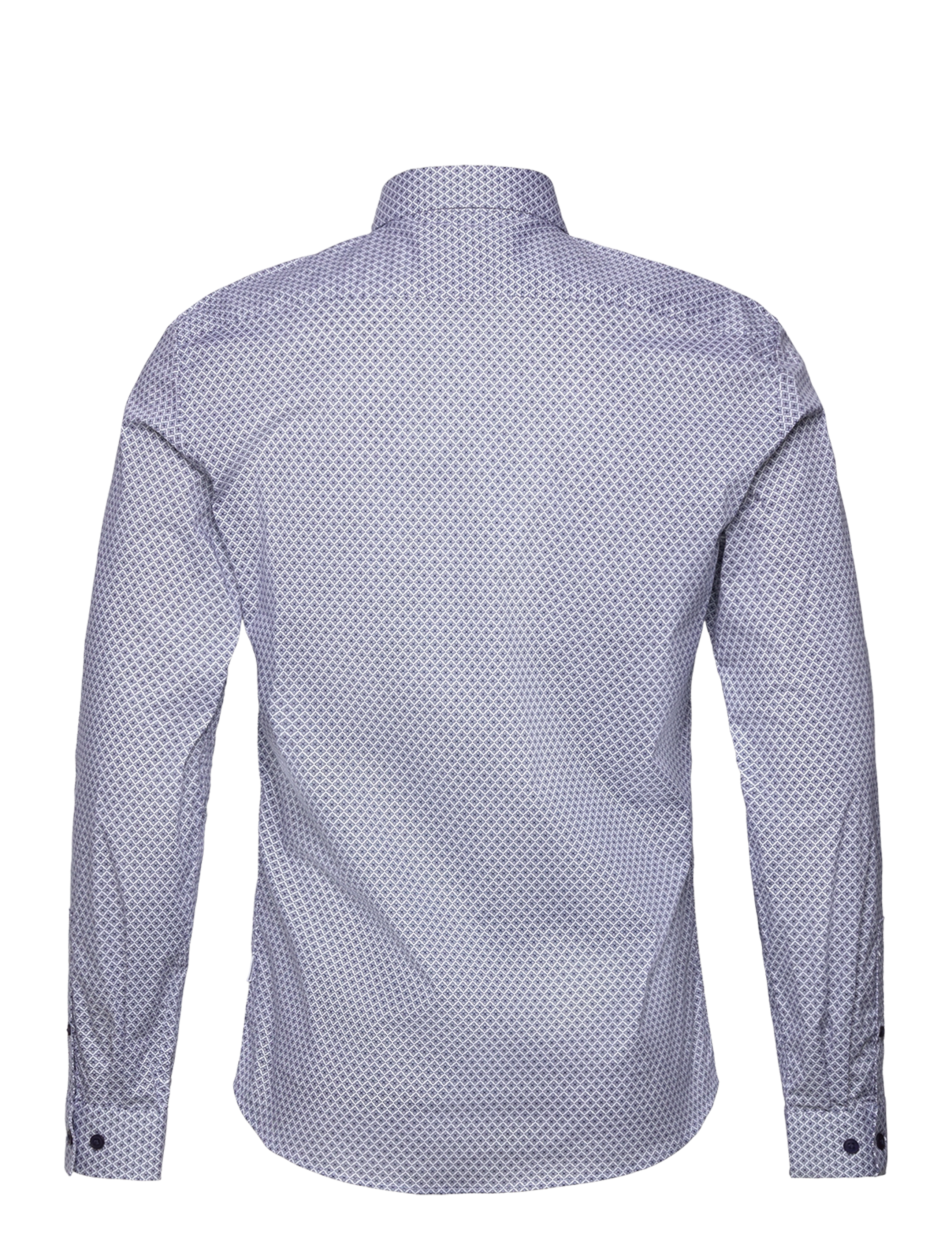 Lindbergh - AOP superflex shirt L/S - blue - 2