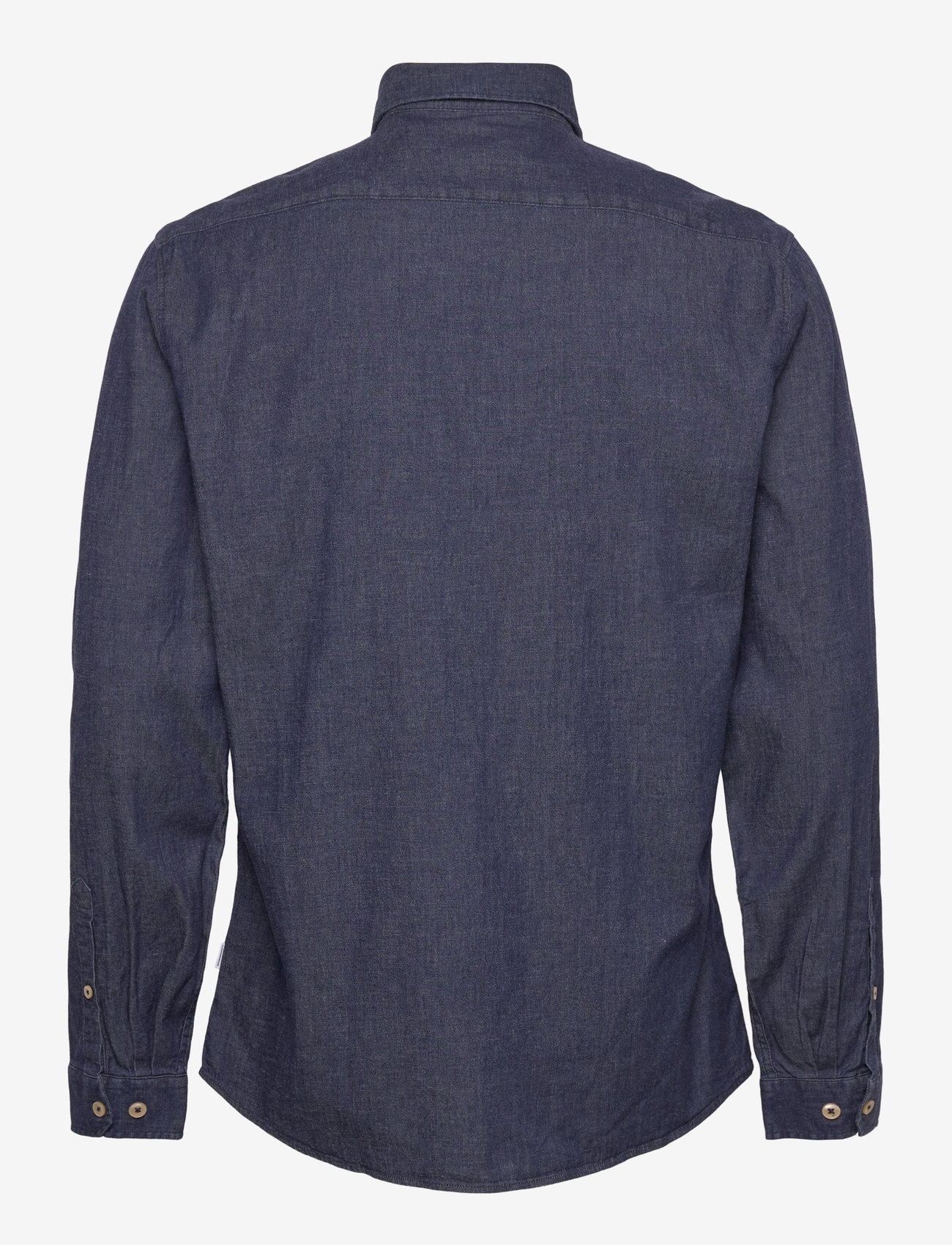 Lindbergh - Soft indigo stretch shirt L/S - casual hemden - dk blue - 2