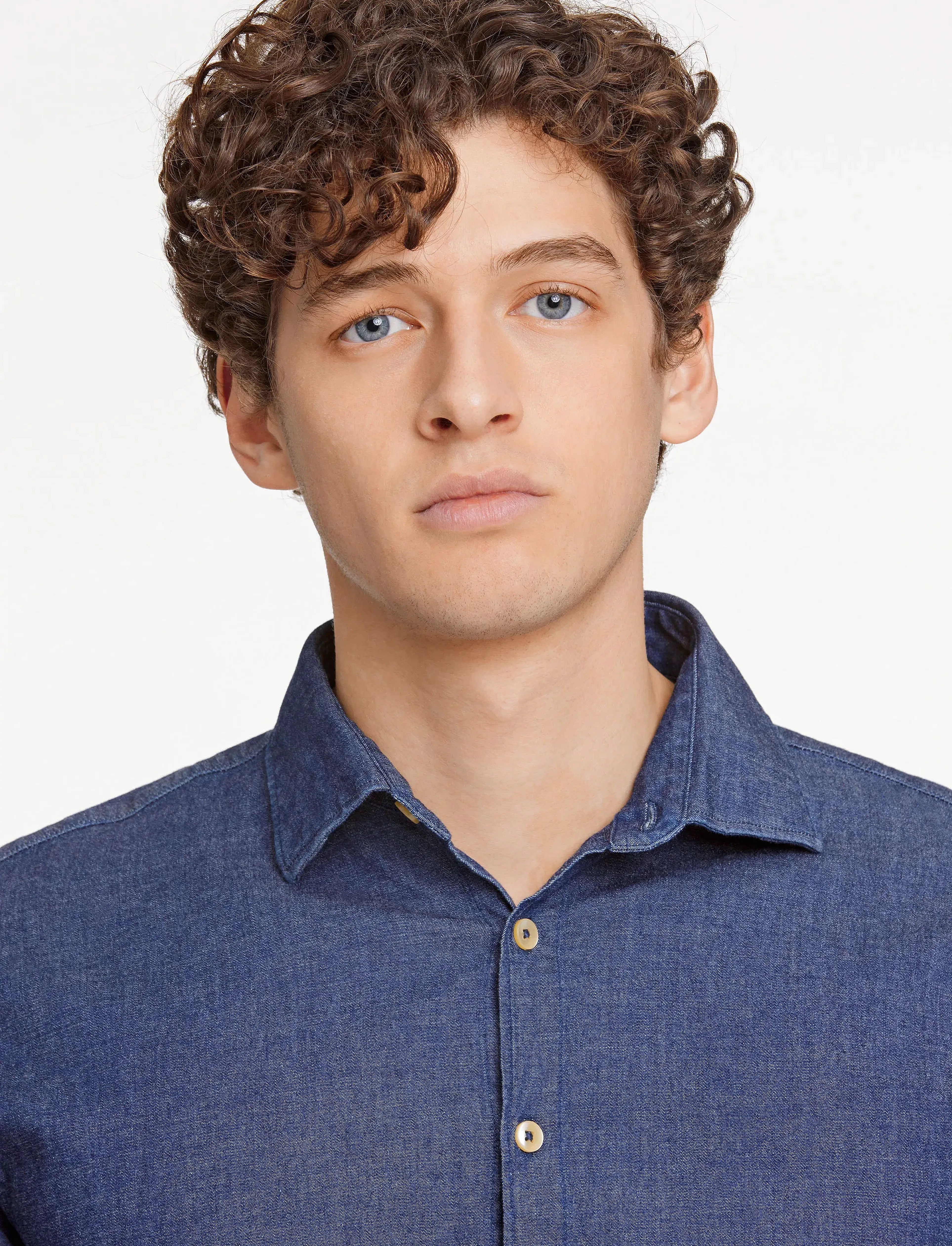 Lindbergh - Soft indigo stretch shirt L/S - koszule casual - dk blue - 5